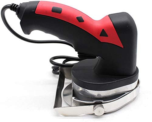 WUPYI2018 Kebab Slicer Couteau à kebab portable en acier inoxydable 80 W 3000 tr/min avec pierre à aiguiser