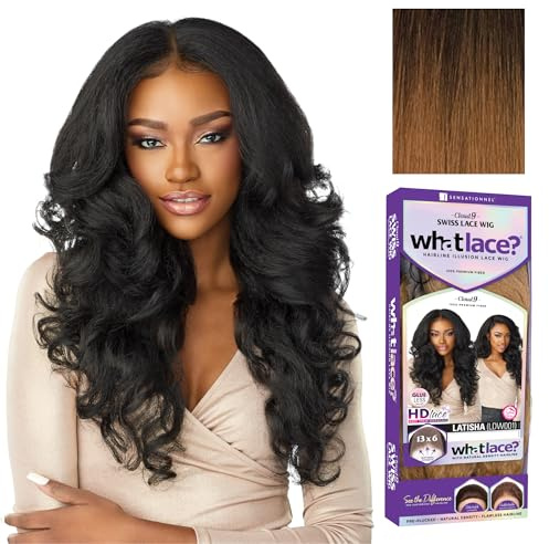 Sensationnel HD Lace Front Wig Cloud 9 What Lace Swiss Lace 13X6 Latisha (T1B/30)