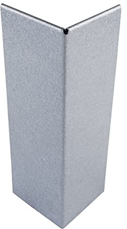 innogard 6016-003 – Eckverbinder Außen-Eck für Rasenkante – Alu-Zink – Beet-Einfassung, Korrosionsschutz, 25 cm Höhe