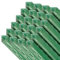 Tradineur - Pack de 24 tutores de Acero plastificado para Plantas de Ø 1,10 x 180 cm, Ideal para el Cuidado del jardín. Varillas para el Cuidado de Plantas y arboles (Color Verde)