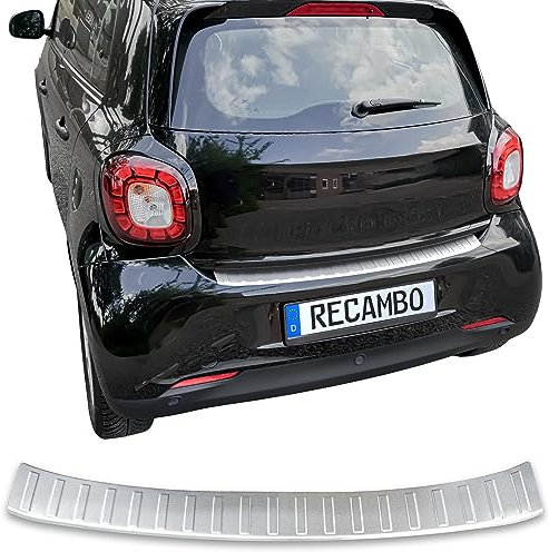 Ladekantenschutz Edelstahl MATT kompatibel für Smart ForFour | W453 | BJ 2014-2019 | premium Qualität von RECAMBO