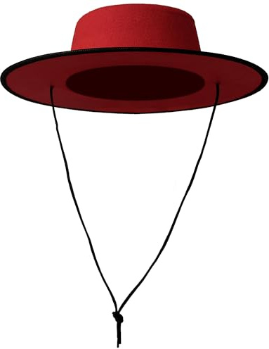 Carnavalife Sombrero cordobes Cordoba Hombre Negro Sombrero Feria de Abril Sombrero sevilliana