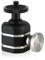Folgtek Mini Ball Head Stativkopf Kugelkopf mit 1/4 Blitzschuhadapter, 360° Drehbar Ball Head mit Hot Shoe Apdater zum Camera Camcoder LCD Monitor, Mikrofon, LED Licht usw. (Silber)