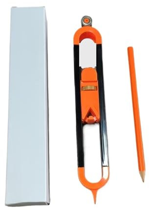 Jingyingtt Regla de trazado de perfiles, calibre de contorno con bloqueo, herramientas de carpintería con bloqueo ajustable, calibre de medición, herramienta de medición