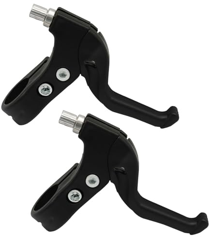 Seimneire 1 Pair Universal Brake Lever, Bike Brake Handle Children Bike Cycling Brake Levers, Spare Parts Bicycle Accessories for Road Bike, Mountain Bike