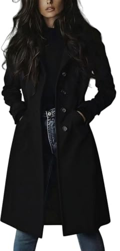 Suede Jacket for Women Fall Retro Double Breasted Classic Lapel Slim Ladies Faux Suede Coat Elegant Suede Long Trench Coat