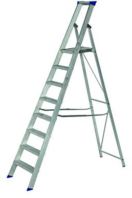Werner MasterTrade Platform Stepladder 8 Tread