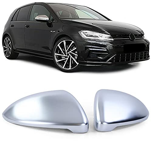 Spiegelkappen Silber Matt zum Austausch für VW Golf 7 VII 5G1 Limousine ab 12
