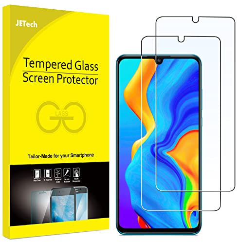 JETech Schutzfolie für HUAWEI P30 Lite, Gehärtetem Glas Displayschutzfolie, 2 Stück