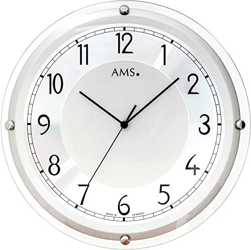 AMS 5542 Relojes Radiocontrolados Relojes de Pared Modernos Relojes de Oficina