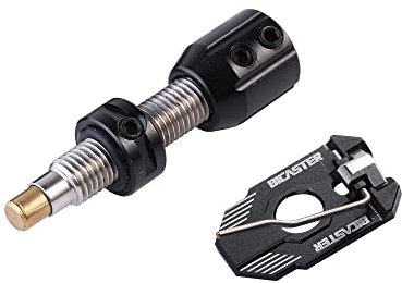 BICASTER Bogenschießen Kissen Kolben + Pfeilauflage beidhändig magnetischer Rückprall – 1 Set (schwarz)