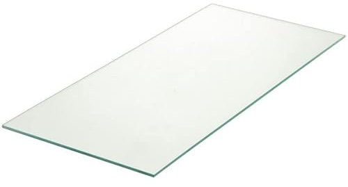 VERRE Tablette Réfrigérateur Universel (46,8 cm X 24,5 cm) épaisseur 4 mm transparente