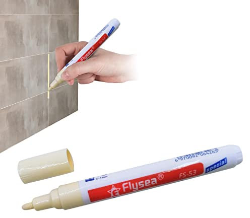 Moageme Penna per Malta Pennarello per Vernice Bianca per Piastrelle | Rinnovatore di Colore per fughe per pareti | Ripristino della Linea di fughe per Piastrelle, pennarelli, Stucco per Stucco