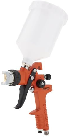 Draper 28367 HVLP Air Paint Spray Gun, 600ml, 1.3/1.4/2mm