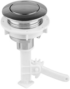 Bouton Poussoir RéServoir D'Eau Des Toilettes Bouton de toilette bouton de réservoir d'eau interrupteur de chasse d'eau appuyez sur la vanne de chasse d'eau argent toilette salle de bain siège de toil
