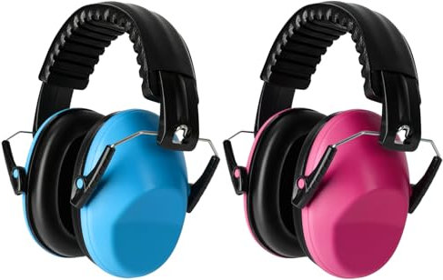 cumunebula 2er-Pack Gehörschutz Ohrenschützer für Kinder, Lärmschutz, mehrfarbig, One size