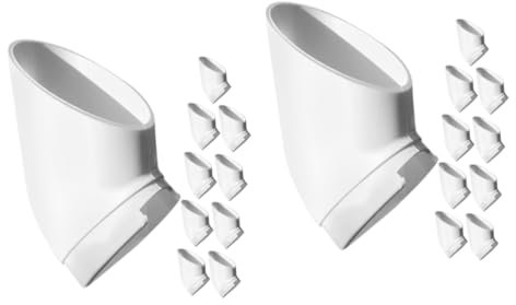 BESPORTBLE 2 Juegos Cesta Hidropónica De Tubería Tazas De Plantación Hidropónica Copa De Torre De Cultivo Hidropónico Hidroponia Taza De Plantas Acuáticas Reutilizable 10 Uds * 2