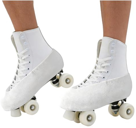 Wiboie Figure Skate Soakers - Protezione Elastica, Copertura Elastica per Pattini da Figura - per Bambini, Ragazze, Adolescenti, Adulti