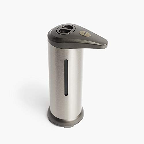 Lake Industries 9oz/280ml Premium Touch-Free Automatic Hand Sanitizer Dispenser, Hand Soap Dispenser, Dish Soap Dispenser for Kitchen Sink- Body Wash/Shampoo Dispenser- Stainless Steel