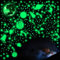 756 Stück Wandsticker Leuchtaufkleber, Mond und Sterne Fluoreszierend Wandaufkleber Planeten Raumschiff Leuchten Im Dunkeln Wandtattoo für Kinderzimmer Zimmer Baby Schlafzimmer Home Dekorative
