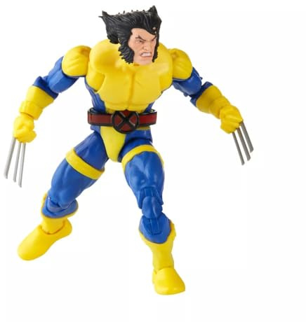 Marvel Hasbro Legends Series X-Men Wolverine 6-inch Action Figure Toy, 3 Accessories, F3981, Multicolor