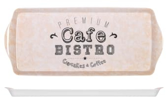 H&H Vassoio in Melamina Bistrot 38x16,5cm