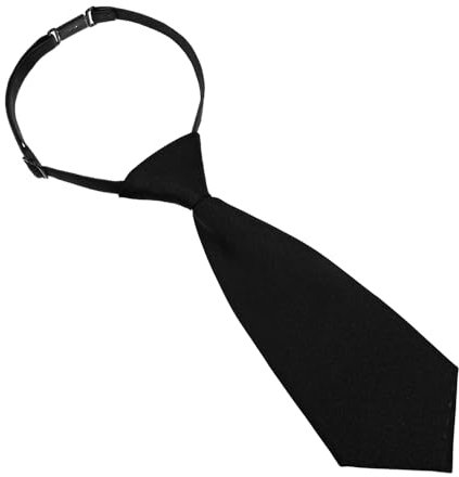 AOZUO Krawatte für Herren und Jungen - Halsumfang 30-48 cm, Länge 22 cm - Verstellbare Einfarbige Tie mit Elastischer Gummizug für Weihnachten