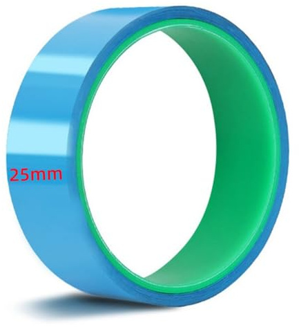 Phidinova Tubeless Fahrrad Rim-Band 700C 18-25 mm Breite - Blaues Rollen (10 Meter) - Anti-Puncture Druckloses Reifenband für MTB & Rennräder (Breite 25MM)