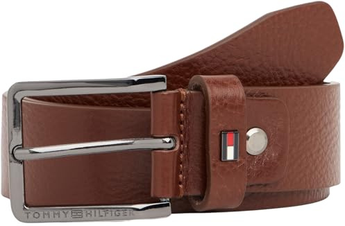 Tommy Hilfiger Herren Gürtel Oliver 3,5 cm Ledergürtel, Braun (Coffee Bean), 105 cm