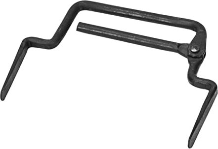 DIYEAH Pinza Per Mattoni Multifunzionale Regolabile in Acciaio Forgiato Morsetto Per Sollevamento Mattoni Strumento Serraggio Per Lavori Edili e Giardinaggio Set Da 1 Pezzo