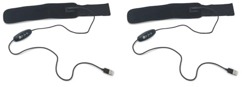 UDSKNV[KSL 2X Calentador de Lente de CáMara USB de 3 Engranajes, Lente, CinturóN Calefactor AnticondensacióN, Almohadilla Calefactora de RocíO, Calentador de Placa