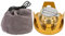 Spirituskocher Camping, Tragbare Mini Alkohol Brenner Kocher Camping Herd Backpacking Campingkocher f¨¹r Kochen im Outdoor Picknick Camping(Golden)
