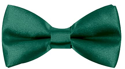HANERDUN Nœud Papillon Classique Pré-noué Noeud Papillon Ajustable en Smoking Solide Enfants et Cravate la Fête de Mariage