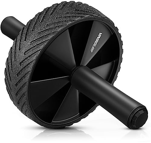 Vinsguir Ab Roller Wheel - Ab Workout Equipment for Abdominal & Core Strength Training, Home Gym Fitness Equipment with Knee Pad Accessories for Men Women