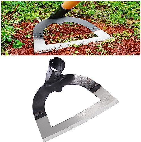 Quesardens Azada de jardín, azada Hueca de Acero Entero, azada Hueca endurecida, azada para Malas Hierbas, azada de jardín para la Agricultura (Size : Small)