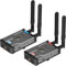 Trasmettitore e ricevitore HDMI wireless 500M Range, 1080P@60Hz Ultra HD HDMI Kit di trasmissione radio per DSLR, laptop, Netflix, YouTube to TV/Projector, Extender Long Range with Zero Latency