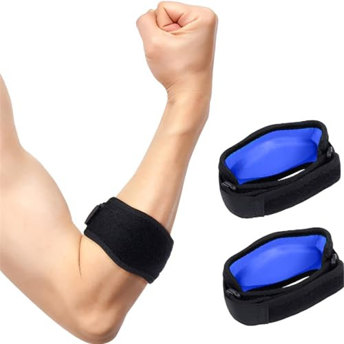 XYTAHDM Lot de 2 Coudiere Tendinite,Coudières pour Soulager,Soutien Et Confort Tendinite Coude,Attelle Coude,Coudiere Epicondylite Homme et Femme,pour Soulager la Douleur du Tennis Elbow