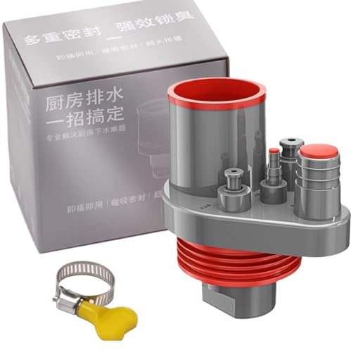 Tuyau de vidange d'évier de cuisine, kit de tuyau sous évier – Adaptateurs d'égout pour buanderie, douche, camping-car, extérieur, salle de bain résidentielle
