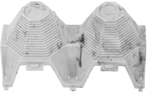 TOYANDONA Nascondiglio per Rettili in Plastica Grigio Grotta per Scorpioni e Gechi Accessorio Habitat per Grilli e Lucertole Rifugio Naturale per Terrario Facile da Installare e