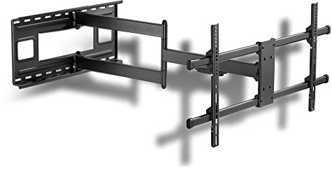 Xantron® STRONGLINE-960XL Support TV orientable et inclinable 43-80 et VESA 200x200-800x400mm Poids jusqu'à 50kg/Support Tele Mural pivotant avec Faible Distance au Mur - matériel de Montage Inclus