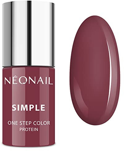 Neonail - Smalto per unghie UV 3 in 1, semplice One Step Color Protein, 7,2 ml caldo