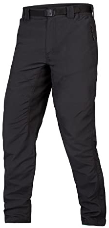 Endura Men's Hummvee Cycling Trouser II | Clickfast Compatible | Mountain Bike Trousers | MTB | Trail | Commute | City Trousers, Black, S