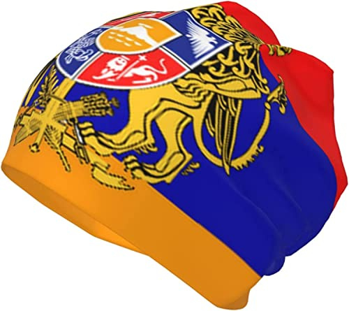 LOUJIN Berretto con emblema nazionale armeno, per ragazze e ragazzi, cappello quotidiano per ciclismo e sport, Foto a colori, Etichettalia unica
