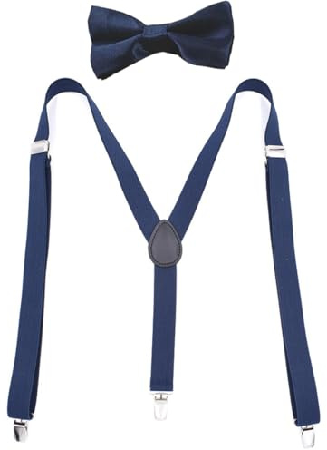 WHYCNJL 1 Juego Detirantes Niño Tirantes Elásticos y Ajustables para Niños y Tirantes Mariposa para Niños de Hasta 140 cm Universal para Niños y Niñas