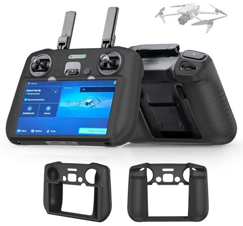 TGHongKy Schutzhülle aus Silikon für DJI RC2 Fernbedienung Controller Cover für DJI Mini 4 Pro/Air 3/Air 3S Anti-Drop und Anti-Kollision Schutzhülle