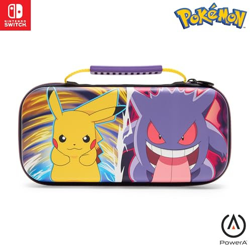 PowerA Protection Case for Nintendo Switch - Pikachu vs Gengar, Protective Case, Gaming Case, Console Case, Accessories, Storage, Officially licensed