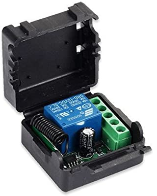 Pqahffowr - Receptor universal sin interruptor, 12 V, 1 can, módulo receptor de relé para control remoto inteligente hogar, solo receptor