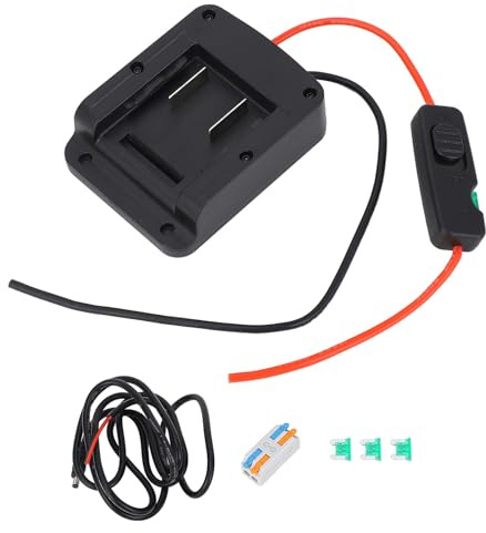 DC strömkabel för mini diskantenn 30 A säkerhetstråd 18 V batteriadapter för bärbar strömförsörjning kit