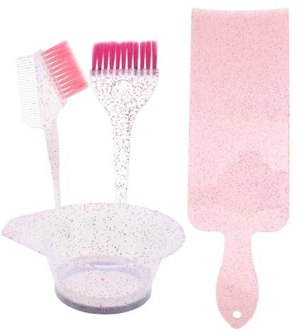 TOPPERFUN Kit De Pincel y Cuenco Para Teñir El Cabello Cuenco y Pincel Para Mezclar El Tinte Artículos De Salón Para Tintes De Cabello