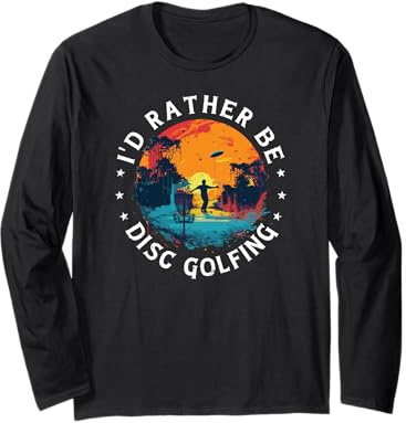 Disc-Golf-Player Disc-Golfing detti Divertenti Disc-Golf Maglia a Manica